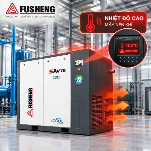 Máy Nén Khí Fusheng Bị Nóng: Nguyên Nhân Và Cách Xử Lý