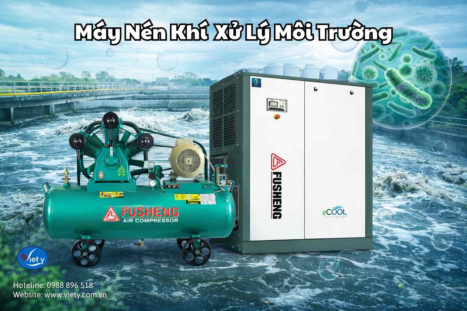 Máy nén khí xử lý môi trường
