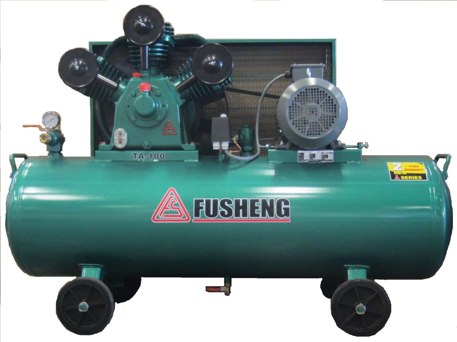 Đầu nén piston và động cơ của máy nén khí Fusheng TA-100